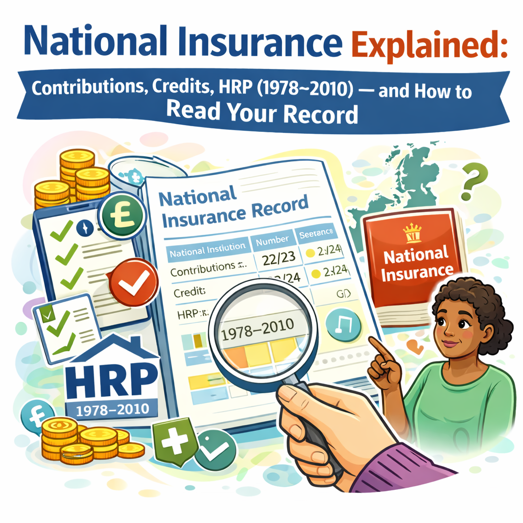 National Insurance Explained: Contributions, Credits, HRP (1978–2010) — and How to Read Your Record